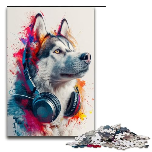 1000 Teile Bunte Hunde Puzzles für Erwachsene Unmögliches Puzzle Stressabbau für und Teenager ab 14 Jahren 1000 Teile 1000 Teile Bunte Hunde Puzzles für Erwachsene Unmögliches Puzzle Stressabbau für und Teenager ab 14 Jahren 1000 Teile von QSYFNBZL