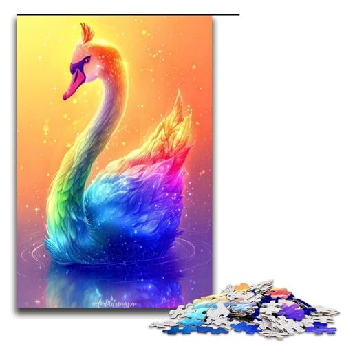 1000 Teile Puzzles Fantasy Swan Puzzles für Erwachsene Holzpuzzle Lernspiel 1000 PCS 1000 Teile Puzzles Fantasy Swan Puzzles für Erwachsene Holzpuzzle Lernspiel 1000 PCS von QSYFNBZL