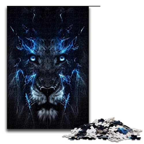 1000 teiliges Puzzle Ätherischer Löwe für Erwachsene Holzpuzzle tolle Geschenke zu Weihnachten 1000 Teile 1000 teiliges Puzzle Ätherischer Löwe für Erwachsene Holzpuzzle tolle Geschenke zu Weihnachten 1000 Teile von QSYFNBZL