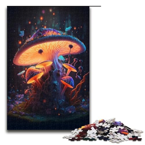 1000 teiliges Puzzle Fantasy Mushroom Puzzles Holzpuzzles Lernspiele Heimdekoration 1000 PCS 1000 teiliges Puzzle Fantasy Mushroom Puzzles Holzpuzzles Lernspiele Heimdekoration 1000 PCS von QSYFNBZL