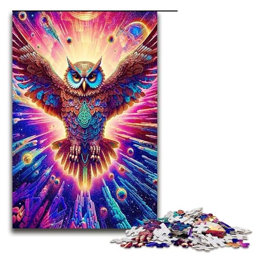 1000 teiliges Puzzle Lernspiele Fantasy Eulen Puzzles für Erwachsene Holzpuzzle für Familienspaß und Spieleabend 1000 PCS 1000 teiliges Puzzle Lernspiele Fantasy Eulen Puzzles für Erwachsene Holzpuzzle für Familienspaß und Spieleabend 1000 PCS von QSYFNBZL