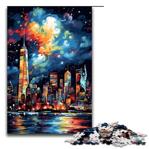 1000 teiliges Puzzle Lernspiele New York USA ist von Spritzern umgeben viele Bunte Puzzles für Erwachsene Holzpuzzle für Familienspaß und Spieleabend 75 x 50 cm 1000 teiliges Puzzle Lernspiele New York USA ist von Spritzern umgeben viele Bunte Puzzles für Erwachsene Holzpuzzle für Familienspaß und Spieleabend 75 x 50 cm von QSYFNBZL