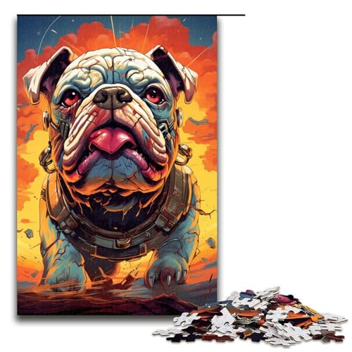 1000 teiliges Puzzle Lernspiele Roboter Bulldoggen von Splatters Viele Dicke Bunte Puzzles für Erwachsene Holzpuzzle für Familienspaß und Spieleabende 75 x 50 cm 1000 teiliges Puzzle Lernspiele Roboter Bulldoggen von Splatters Viele Dicke Bunte Puzzles für Erwachsene Holzpuzzle für Familienspaß und Spieleabende 75 x 50 cm von QSYFNBZL