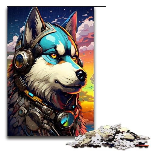 1000 teiliges Puzzle Lernspiele Roboter Husky von SplattersLots Dicke farbige Wolken Puzzles für Erwachsene Holzpuzzle für Familienspaß und Spieleabende 75 x 50 cm 1000 teiliges Puzzle Lernspiele Roboter Husky von SplattersLots Dicke farbige Wolken Puzzles für Erwachsene Holzpuzzle für Familienspaß und Spieleabende 75 x 50 cm von QSYFNBZL