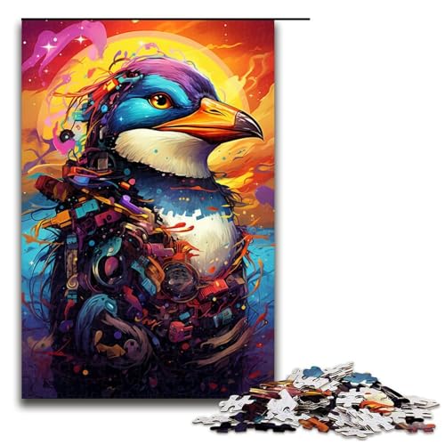1000 teiliges Puzzle Lernspiele Roboter Pinguin von Splatters Viele Dicke Bunte Puzzles für Erwachsene Holzpuzzle für Familienspaß und Spieleabende 75 x 50 cm 1000 teiliges Puzzle Lernspiele Roboter Pinguin von Splatters Viele Dicke Bunte Puzzles für Erwachsene Holzpuzzle für Familienspaß und Spieleabende 75 x 50 cm von QSYFNBZL