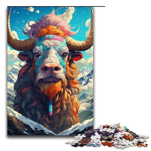 1000 teiliges Puzzle Lernspiele Roboter Yak von Splatters Viele Dicke Bunte Wolken Puzzles für Erwachsene aus Holz für Familienspaß und Spieleabende 1000 Teile 1000 teiliges Puzzle Lernspiele Roboter Yak von Splatters Viele Dicke Bunte Wolken Puzzles für Erwachsene aus Holz für Familienspaß und Spieleabende 1000 Teile von QSYFNBZL