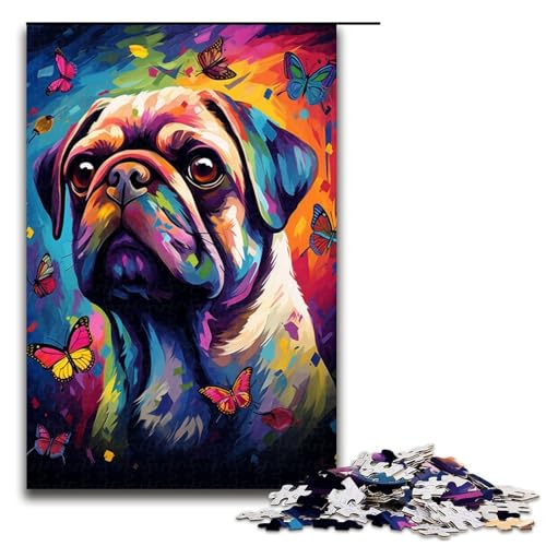 1000 teiliges Puzzle Möpse und Schmetterlinge und Schmetterlinge Puzzle für Erwachsene Holzpuzzle Lernspiel 75 x 50 cm 1000 teiliges Puzzle Möpse und Schmetterlinge und Schmetterlinge Puzzle für Erwachsene Holzpuzzle Lernspiel 75 x 50 cm von QSYFNBZL