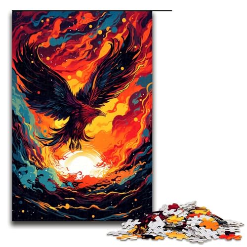 1000 teiliges Puzzle Phoenix ist von Spritzern umgeben Viele Bunte Puzzles für Erwachsene Holzpuzzle Lernspiel 75 x 50 cm 1000 teiliges Puzzle Phoenix ist von Spritzern umgeben Viele Bunte Puzzles für Erwachsene Holzpuzzle Lernspiel 75 x 50 cm von QSYFNBZL