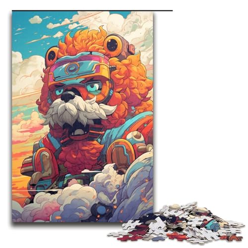 1000 teiliges Puzzle Roboter Chow Chow von Splatters Viele Dicke farbige Puzzles für Erwachsene Holzpuzzle Lernspiel 75 x 50 cm 1000 teiliges Puzzle Roboter Chow Chow von Splatters Viele Dicke farbige Puzzles für Erwachsene Holzpuzzle Lernspiel 75 x 50 cm von QSYFNBZL