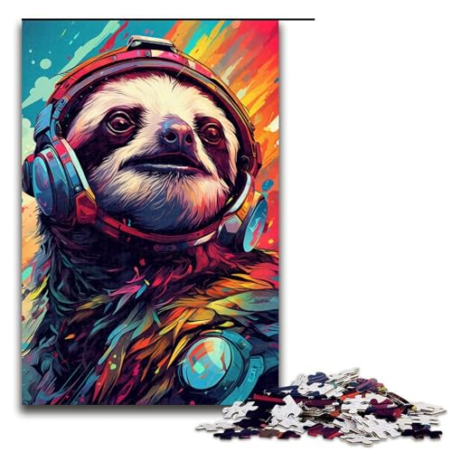 1000 teiliges Puzzle Roboter Faultier von SplattersLots Dickes farbiges Wolken Puzzle für Erwachsene Holzpuzzle tolle Geschenke für Weihnachten 1000 Teile 1000 teiliges Puzzle Roboter Faultier von SplattersLots Dickes farbiges Wolken Puzzle für Erwachsene Holzpuzzle tolle Geschenke für Weihnachten 1000 Teile von QSYFNBZL