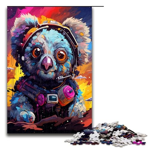 1000 teiliges Puzzle Roboter Koala von SplattersLots Dicke farbige Wolken für Erwachsene Holzpuzzle Familienspiele 75 x 50 cm 1000 teiliges Puzzle Roboter Koala von SplattersLots Dicke farbige Wolken für Erwachsene Holzpuzzle Familienspiele 75 x 50 cm von QSYFNBZL