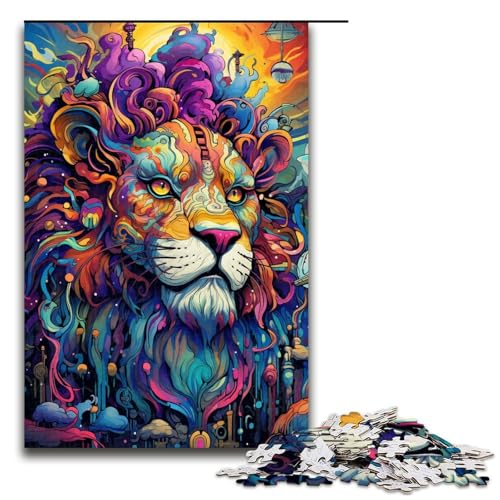 1000 teiliges Puzzle Roboter Löwe von SplattersLots of Thick Coloured Clouds Puzzles aus Holz Lernspiele Heimdekoration 75 x 50 cm 1000 teiliges Puzzle Roboter Löwe von SplattersLots of Thick Coloured Clouds Puzzles aus Holz Lernspiele Heimdekoration 75 x 50 cm von QSYFNBZL