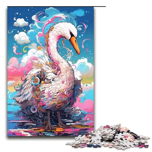 1000 teiliges Puzzle Roboter Schwan von SplattersLots of Thick Coloured Clouds Puzzles für Erwachsene aus Holz Lernspiel 1000 Teile 1000 teiliges Puzzle Roboter Schwan von SplattersLots of Thick Coloured Clouds Puzzles für Erwachsene aus Holz Lernspiel 1000 Teile von QSYFNBZL