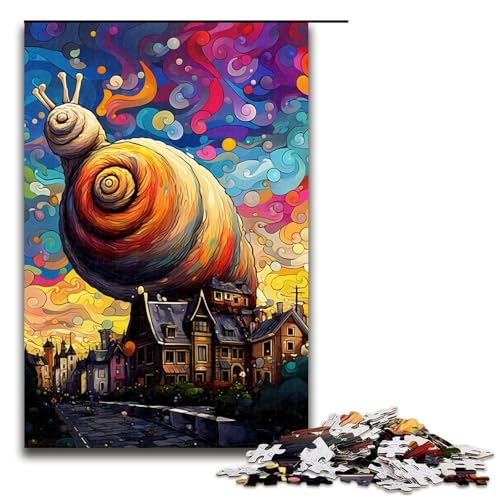 1000 teiliges Puzzle Roboterschnecke von SplattersLots Dickes farbiges Wolken Puzzle für Erwachsene Holz Familienspiel 1000 Teile 1000 teiliges Puzzle Roboterschnecke von SplattersLots Dickes farbiges Wolken Puzzle für Erwachsene Holz Familienspiel 1000 Teile von QSYFNBZL