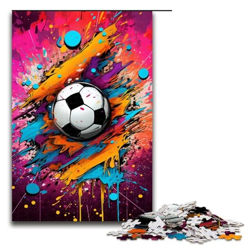 1000 teiliges Puzzle bunt Fußball Sport für Erwachsene Holzpuzzle Familienspiele 1000 Teile 1000 teiliges Puzzle bunt Fußball Sport für Erwachsene Holzpuzzle Familienspiele 1000 Teile von QSYFNBZL