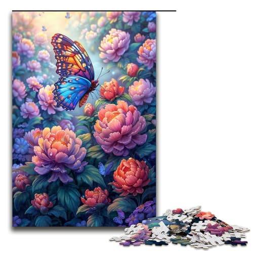 1000 teiliges Puzzle für Erwachsene Blumen und Schmetterlingspuzzle praktisches Spiel 1000 Teile 1000 teiliges Puzzle für Erwachsene Blumen und Schmetterlingspuzzle praktisches Spiel 1000 Teile von QSYFNBZL