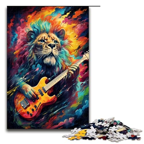 1000 teiliges Puzzle für Erwachsene Der Löwe spielt Gitarre Puzzle für Lernspiele Herausforderung Spielzeug Kunstwerk Geschenk 1000 Teile 1000 teiliges Puzzle für Erwachsene Der Löwe spielt Gitarre Puzzle für Lernspiele Herausforderung Spielzeug Kunstwerk Geschenk 1000 Teile von QSYFNBZL