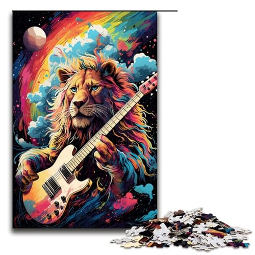1000 teiliges Puzzle für Erwachsene Der Löwe spielt Gitarre Spiel Puzzles ganze Familie 1000 PCS 1000 teiliges Puzzle für Erwachsene Der Löwe spielt Gitarre Spiel Puzzles ganze Familie 1000 PCS von QSYFNBZL