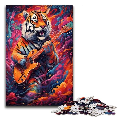 1000 teiliges Puzzle für Erwachsene Der Tiger spielt Gitarre Puzzle für Lernspiele Herausforderung Spielzeug Kunstwerk Geschenk 1000 Teile 1000 teiliges Puzzle für Erwachsene Der Tiger spielt Gitarre Puzzle für Lernspiele Herausforderung Spielzeug Kunstwerk Geschenk 1000 Teile von QSYFNBZL
