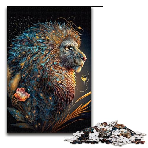 1000 teiliges Puzzle für Erwachsene Fantasy Löwe Puzzle für Erwachsene Holzpuzzle anspruchsvolles Spiel 1000 Teile 1000 teiliges Puzzle für Erwachsene Fantasy Löwe Puzzle für Erwachsene Holzpuzzle anspruchsvolles Spiel 1000 Teile von QSYFNBZL