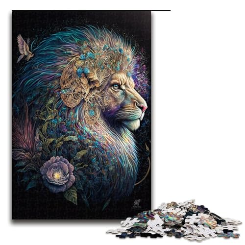 1000 teiliges Puzzle für Erwachsene Fantasy Löwe Puzzle für Lernspiele Herausforderung Spielzeug Kunstwerk Geschenk 1000 Teile 1000 teiliges Puzzle für Erwachsene Fantasy Löwe Puzzle für Lernspiele Herausforderung Spielzeug Kunstwerk Geschenk 1000 Teile von QSYFNBZL