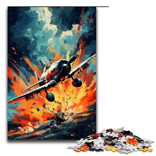 1000 teiliges Puzzle für Erwachsene Flugzeuge sind von Spritzern umgeben viele Bunte Farbpuzzles für Kinder Holzpuzzle Lernspiel für Erwachsene 75 x 50 cm 1000 teiliges Puzzle für Erwachsene Flugzeuge sind von Spritzern umgeben viele Bunte Farbpuzzles für Kinder Holzpuzzle Lernspiel für Erwachsene 75 x 50 cm von QSYFNBZL