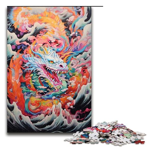 1000 teiliges Puzzle für Erwachsene Japanisches Drachenpuzzle für Kinder Holzpuzzle Lernspiel für Erwachsene 1000 Teile 1000 teiliges Puzzle für Erwachsene Japanisches Drachenpuzzle für Kinder Holzpuzzle Lernspiel für Erwachsene 1000 Teile von QSYFNBZL