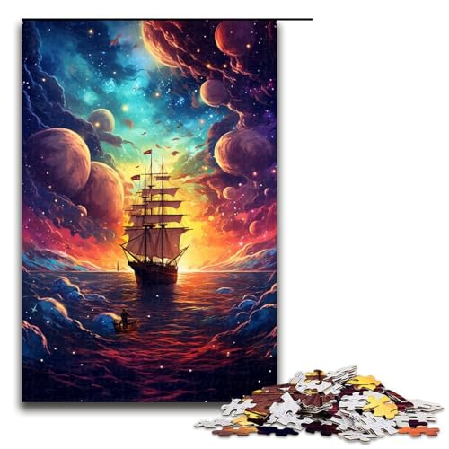 1000 teiliges Puzzle für Erwachsene Piratenschiff im Universum Puzzles für Erwachsene Holzpuzzle anspruchsvolles Spiel 1000 Teile 1000 teiliges Puzzle für Erwachsene Piratenschiff im Universum Puzzles für Erwachsene Holzpuzzle anspruchsvolles Spiel 1000 Teile von QSYFNBZL