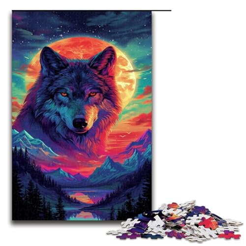 1000 teiliges Puzzle für Erwachsene Psychedelic Wolf Puzzle Hands on Spiel 1000 Teile 1000 teiliges Puzzle für Erwachsene Psychedelic Wolf Puzzle Hands on Spiel 1000 Teile von QSYFNBZL