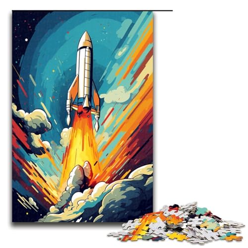 1000 teiliges Puzzle für Erwachsene Puzzle Rakete ist von Spritzern umgeben Viele Bunte Puzzle Wanddekorationen Geeignet für die Schreibtischdekoration 1000 Teile 1000 teiliges Puzzle für Erwachsene Puzzle Rakete ist von Spritzern umgeben Viele Bunte Puzzle Wanddekorationen Geeignet für die Schreibtischdekoration 1000 Teile von QSYFNBZL