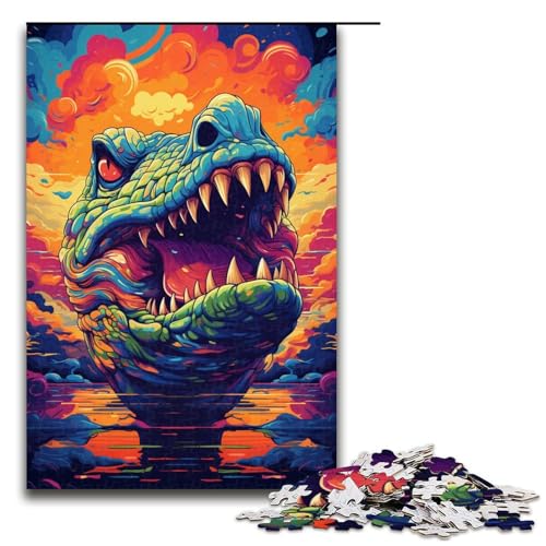 1000 teiliges Puzzle für Erwachsene Roboterkrokodile von SplattersLots Dicke farbige Puzzles für Erwachsene Holzpuzzle anspruchsvolles Spiel 75 x 50 cm 1000 teiliges Puzzle für Erwachsene Roboterkrokodile von SplattersLots Dicke farbige Puzzles für Erwachsene Holzpuzzle anspruchsvolles Spiel 75 x 50 cm von QSYFNBZL