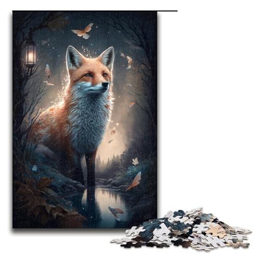 1000 teiliges Puzzle niedliches Kunst Fuchs Puzzle für Erwachsene Holz Familienspiel 1000 Teile 1000 teiliges Puzzle niedliches Kunst Fuchs Puzzle für Erwachsene Holz Familienspiel 1000 Teile von QSYFNBZL