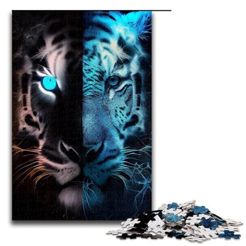 Puzzle 1000 Teile Ätherischer Löwe Puzzle für Erwachsene Holz Lernspiel Herausforderung Spielzeug 1000 PCS Puzzle 1000 Teile Ätherischer Löwe Puzzle für Erwachsene Holz Lernspiel Herausforderung Spielzeug 1000 PCS von QSYFNBZL