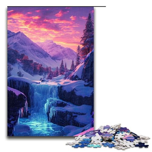 Puzzle 1000 Teile Bunte Wasserfälle Puzzle für Erwachsene Holz Lernspiel Herausforderung Spielzeug 1000 PCS Puzzle 1000 Teile Bunte Wasserfälle Puzzle für Erwachsene Holz Lernspiel Herausforderung Spielzeug 1000 PCS von QSYFNBZL