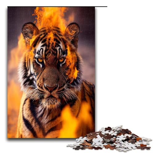 Puzzle 1000 Teile Feuertiger Puzzle für Erwachsene Holz Lernspiel Herausforderung Spielzeug 1000 PCS Puzzle 1000 Teile Feuertiger Puzzle für Erwachsene Holz Lernspiel Herausforderung Spielzeug 1000 PCS von QSYFNBZL