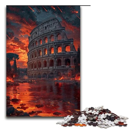 Puzzle 1000 Teile Neon Römisches Kolosseum Puzzle für Erwachsene Holz Lernspiel Herausforderung Spielzeug 1000 PCS Puzzle 1000 Teile Neon Römisches Kolosseum Puzzle für Erwachsene Holz Lernspiel Herausforderung Spielzeug 1000 PCS von QSYFNBZL