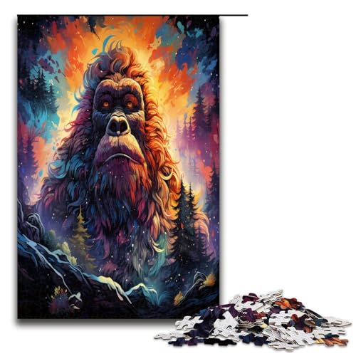 Puzzle 1000 Teile Psychedelic Bigfoot Puzzle für Erwachsene Holz Lernspiel Herausforderung Spielzeug 1000 PCS Puzzle 1000 Teile Psychedelic Bigfoot Puzzle für Erwachsene Holz Lernspiel Herausforderung Spielzeug 1000 PCS von QSYFNBZL