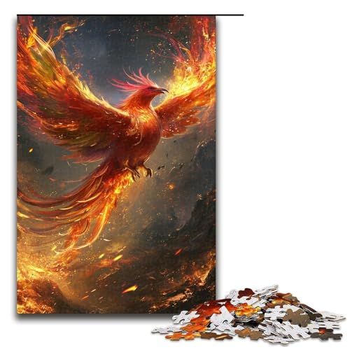 Puzzle 1000 Teile Roter Vogel mit Buntem Puzzle für Erwachsene Lernspiel aus Holz Herausforderungsspielzeug 1000 Teile Puzzle 1000 Teile Roter Vogel mit Buntem Puzzle für Erwachsene Lernspiel aus Holz Herausforderungsspielzeug 1000 Teile von QSYFNBZL