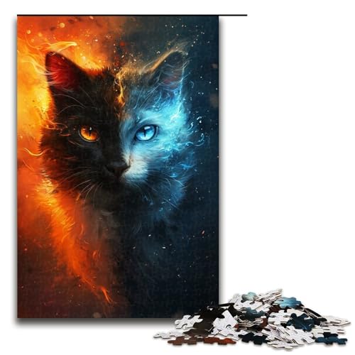 Puzzle 1000 Teile Traumkatzen Puzzle für Erwachsene Holz Lernspiel Herausforderung Spielzeug 1000 PCS Puzzle 1000 Teile Traumkatzen Puzzle für Erwachsene Holz Lernspiel Herausforderung Spielzeug 1000 PCS von QSYFNBZL