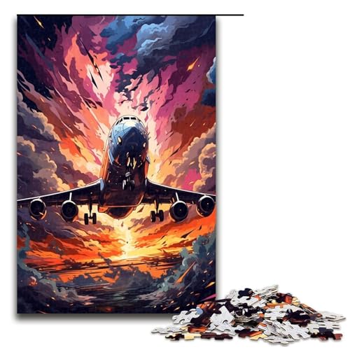 Puzzle 1000 Teile für Erwachsene Flugzeuge sind von Spritzern umgeben viele Bunte Farbpuzzle Wanddekoration einzigartige Geburtstags 75 x 50 cm Puzzle 1000 Teile für Erwachsene Flugzeuge sind von Spritzern umgeben viele Bunte Farbpuzzle Wanddekoration einzigartige Geburtstags 75 x 50 cm von QSYFNBZL