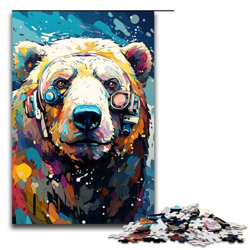 Puzzle 1000 Teile für Erwachsene Roboter Eisbär von SplattersLots Dicke farbige Puzzle Wanddekoration einzigartige Geburtstags 75 x 50 cm Puzzle 1000 Teile für Erwachsene Roboter Eisbär von SplattersLots Dicke farbige Puzzle Wanddekoration einzigartige Geburtstags 75 x 50 cm von QSYFNBZL