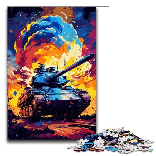 Puzzle für Erwachsene 1000 Teile Der Panzer ist von Spritzern umgeben viele Bunte Puzzles Lernspiele für Zuhause DIY Spielzeug tolles Geschenk für Spiele 1000 Teile Puzzle für Erwachsene 1000 Teile Der Panzer ist von Spritzern umgeben viele Bunte Puzzles Lernspiele für Zuhause DIY Spielzeug tolles Geschenk für Spiele 1000 Teile von QSYFNBZL