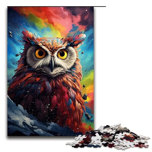 Puzzle für Erwachsene 1000 Teile Die Eule im Krater ist umgeben Puzzle Lernspiele für Zuhause DIY Spielzeug tolles Geschenk für Spiele 1000 Teile Puzzle für Erwachsene 1000 Teile Die Eule im Krater ist umgeben Puzzle Lernspiele für Zuhause DIY Spielzeug tolles Geschenk für Spiele 1000 Teile von QSYFNBZL