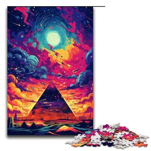 Puzzle für Erwachsene 1000 Teile Die Pyramiden von Ägypten sind von Spritzern umgeben Viele Farben Puzzle Lernspiele für Zuhause DIY Spielzeug tolles Geschenk für Spiele 75 x 50 cm Puzzle für Erwachsene 1000 Teile Die Pyramiden von Ägypten sind von Spritzern umgeben Viele Farben Puzzle Lernspiele für Zuhause DIY Spielzeug tolles Geschenk für Spiele 75 x 50 cm von QSYFNBZL