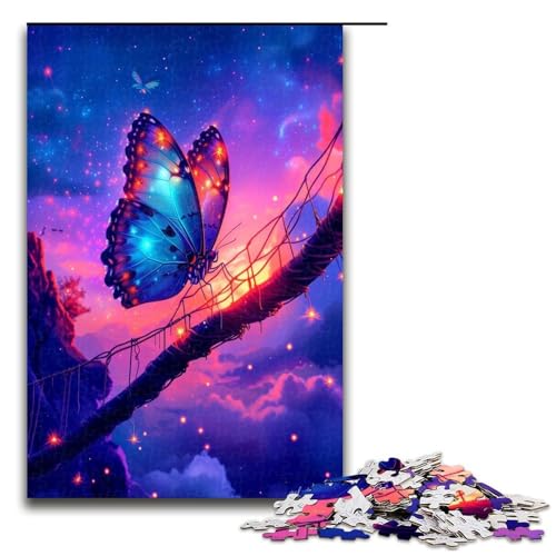 Puzzle für Erwachsene 1000 Teile Fantasie Schmetterlings Puzzle Spiele Spielzeug Geschenk geeignet für die Schreibtischdekoration 1000 Teile Puzzle für Erwachsene 1000 Teile Fantasie Schmetterlings Puzzle Spiele Spielzeug Geschenk geeignet für die Schreibtischdekoration 1000 Teile von QSYFNBZL