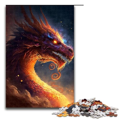 Puzzle für Erwachsene 1000 Teile Feuerdrache im Himmel Puzzle Lernspiele für Zuhause DIY Spielzeug tolles Geschenk für Spiele 1000 Teile Puzzle für Erwachsene 1000 Teile Feuerdrache im Himmel Puzzle Lernspiele für Zuhause DIY Spielzeug tolles Geschenk für Spiele 1000 Teile von QSYFNBZL