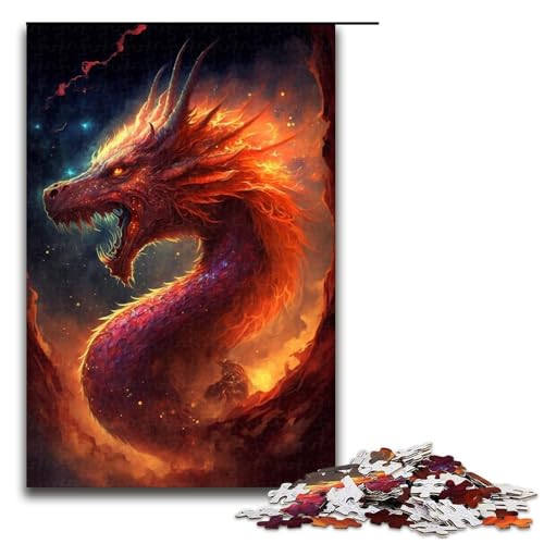 Puzzle für Erwachsene 1000 Teile Feuerdrache im Himmel Puzzle Lernspiele für Zuhause DIY Spielzeug tolles Geschenk für Spiele 1000 Teile Puzzle für Erwachsene 1000 Teile Feuerdrache im Himmel Puzzle Lernspiele für Zuhause DIY Spielzeug tolles Geschenk für Spiele 1000 Teile von QSYFNBZL