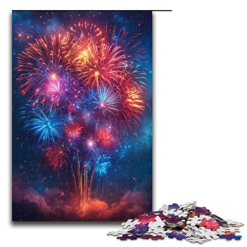 Puzzle für Erwachsene 1000 Teile Feuerwerk am Himmel Puzzle Lernspiele für Zuhause DIY Spielzeug tolles Geschenk für Spiele 1000 Teile Puzzle für Erwachsene 1000 Teile Feuerwerk am Himmel Puzzle Lernspiele für Zuhause DIY Spielzeug tolles Geschenk für Spiele 1000 Teile von QSYFNBZL
