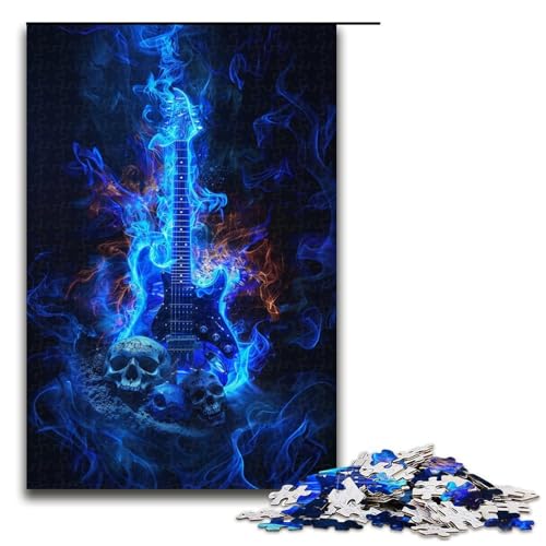 Puzzle für Erwachsene 1000 Teile Flammengitarre Heimdekoration Puzzle Spielzeug Geschenk für die ganze Familie 1000 Teile Puzzle für Erwachsene 1000 Teile Flammengitarre Heimdekoration Puzzle Spielzeug Geschenk für die ganze Familie 1000 Teile von QSYFNBZL