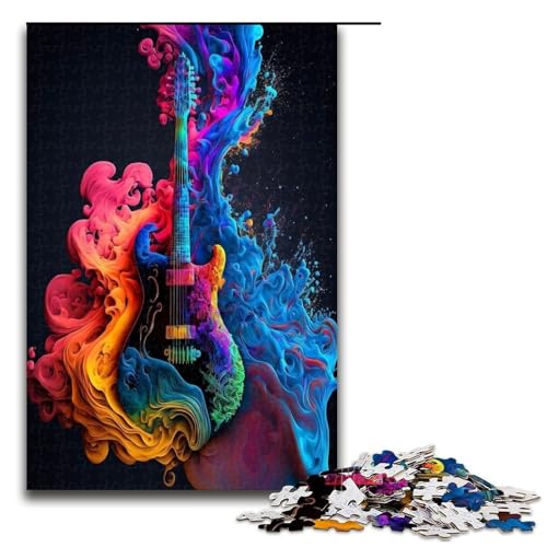 Puzzle für Erwachsene 1000 Teile Flammengitarren Puzzle Spiele Spielzeug Geschenk geeignet für die Schreibtischdekoration 1000 Teile Puzzle für Erwachsene 1000 Teile Flammengitarren Puzzle Spiele Spielzeug Geschenk geeignet für die Schreibtischdekoration 1000 Teile von QSYFNBZL